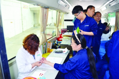 《河北工人报》图片新闻：职工献血